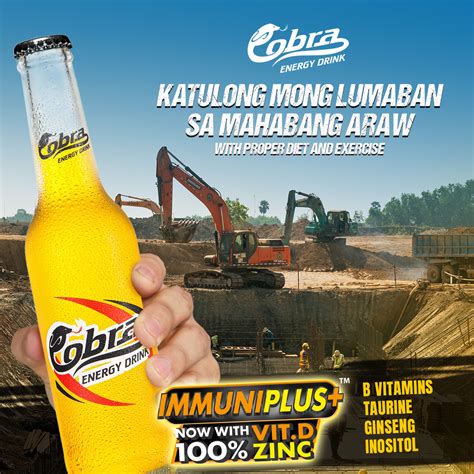 Kargado sa Cobra Energy Drink si Dondon .